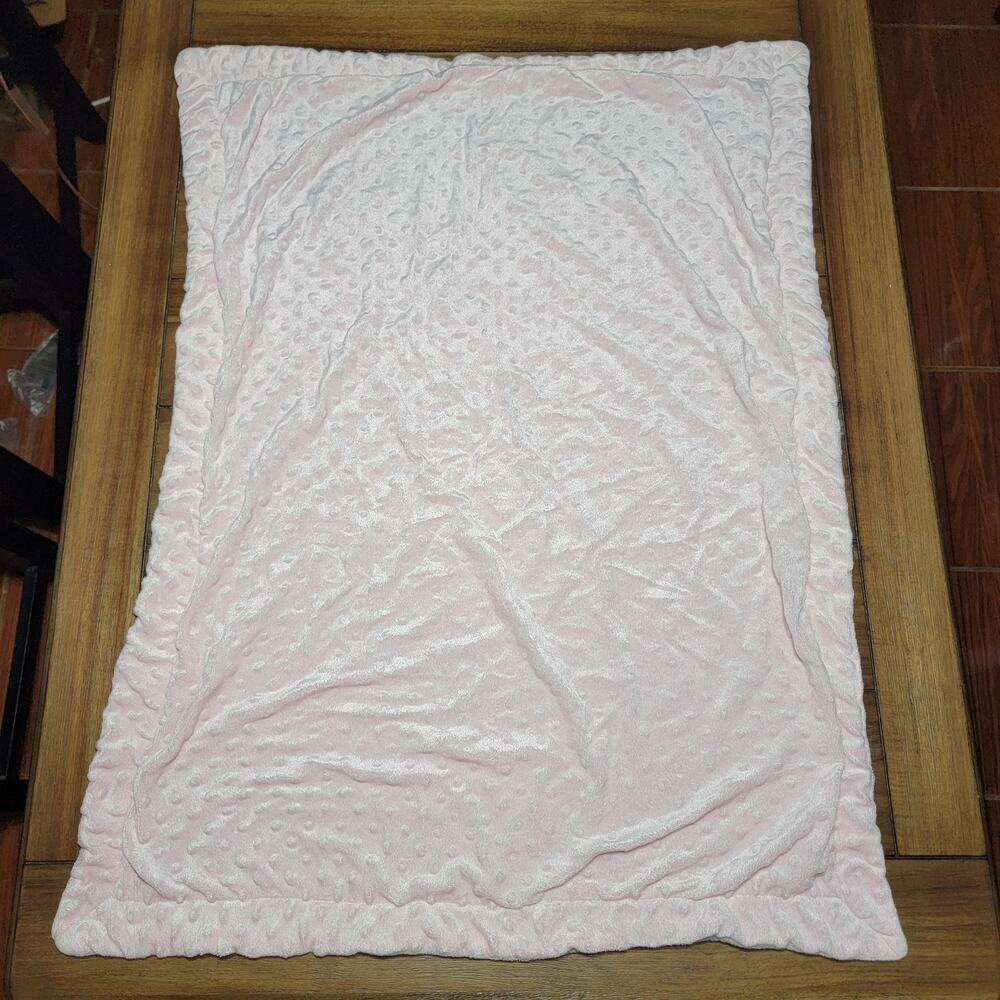 Light Pink Textured Infant Blanket - 30" x 39"